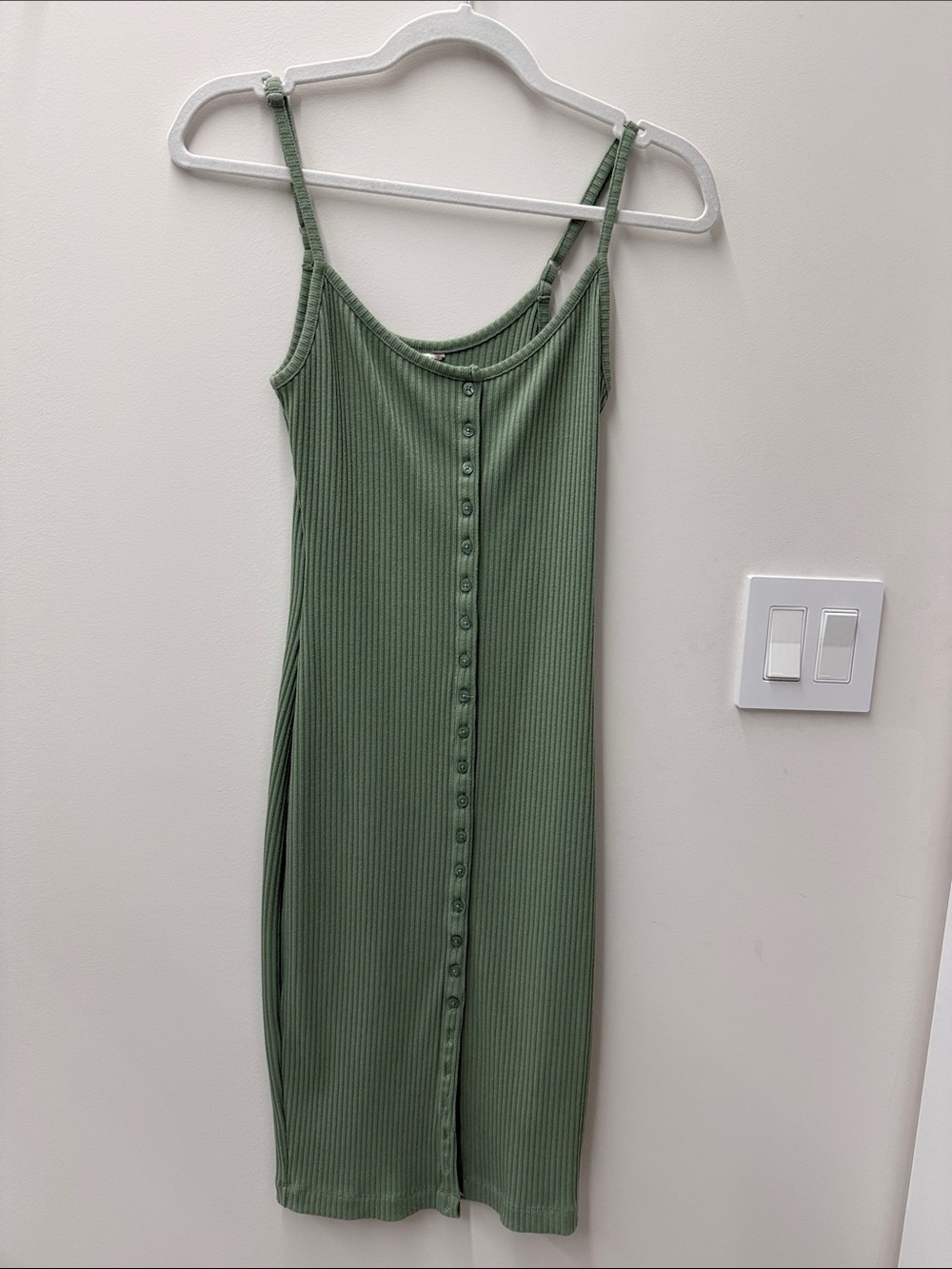Guess Sage Green Midi Dress